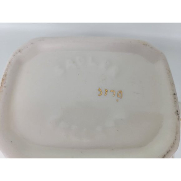 Vintage‎ Sadler England Cube Teapot Yellow Roses w. Gold Trim - Picture 15 of 15